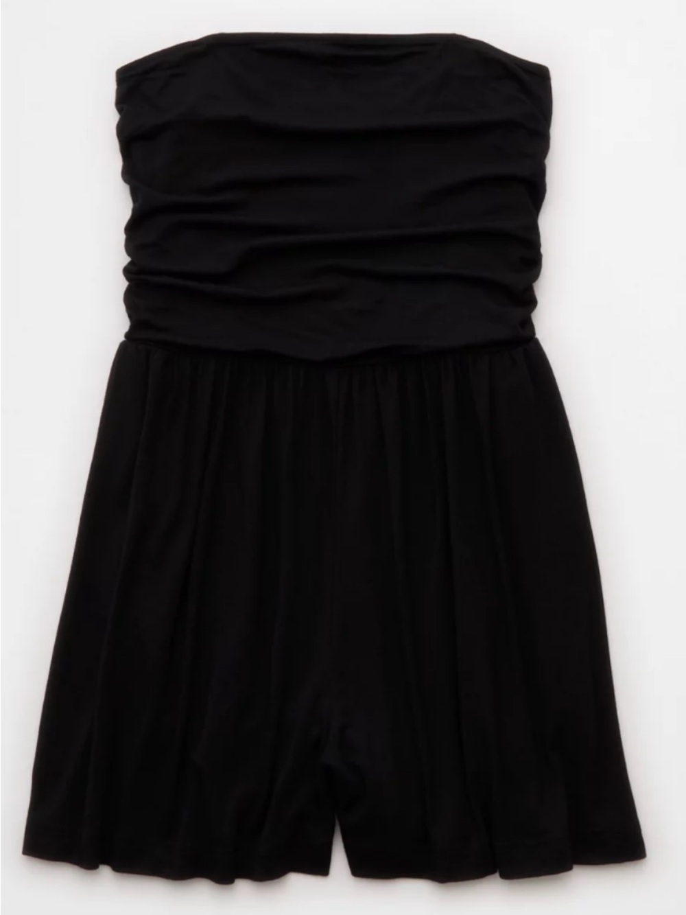 AE* Strapless Ruched Romper